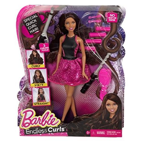 Barbie Endless Curls African-American Doll by Barbieの画像