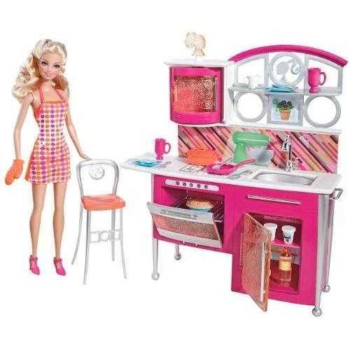Barbie Stovetop To Tabletop Deluxe Kitchen and Doll Set by Barbie その他おもちゃ-ゲーム、おもちゃ