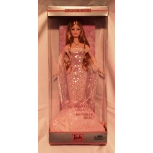 Mattel Barbie 2002 Birthstone Collection - October Opal Barbie Doll