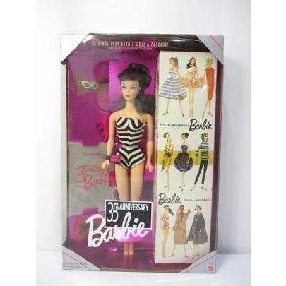 35周年記念 バービー ブルネット 黒髪 35th Anniversary Barbie Brunette 11782の画像