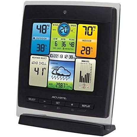 AcuRite 00589 Pro Color Weather Station with Wind Speed， Temperature and Humidity by AcuRite_1