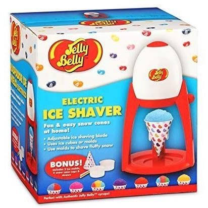 Jelly Belly JB15335 Easy to Use Electric Snow Cone Maker Fast Fun and Easy Icy Treat,Red｜dollworld