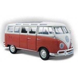 Volkswagen Samba Bus　フォルクスワーゲン　サンバ バス　ダイキャスト　完成品　1/25　31956｜dollworld｜02