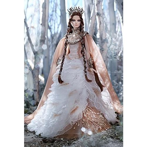 バービー人形 Barbie Faraway Forest Collection - Lady of the White Woods - GOLD LABEL Direct Exclus_1