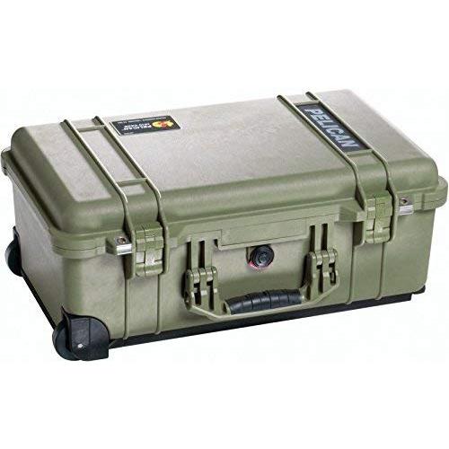 Pelicanペリカン Protector Case 1514 with Padded Dividers Od Green