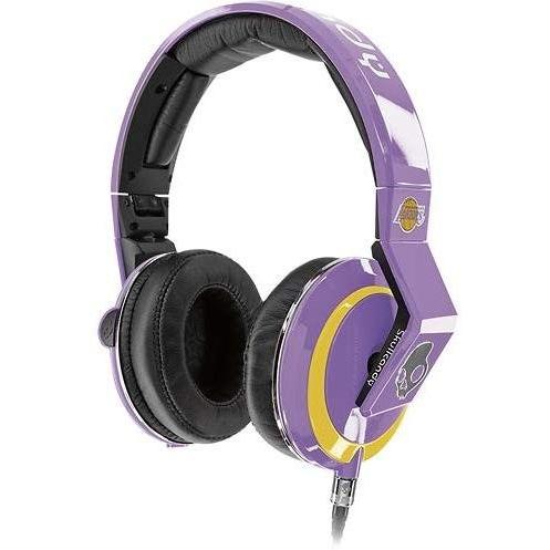 Skullcandy スカル砂糖漬け Mix Master Throw Back 天使の都市 Lakers DJ受話器(天々電話機) 交ぜ合わせる テレビ、オーディオ、カメラ-その他オーディオ機器アクセサリー-オーディオ機器