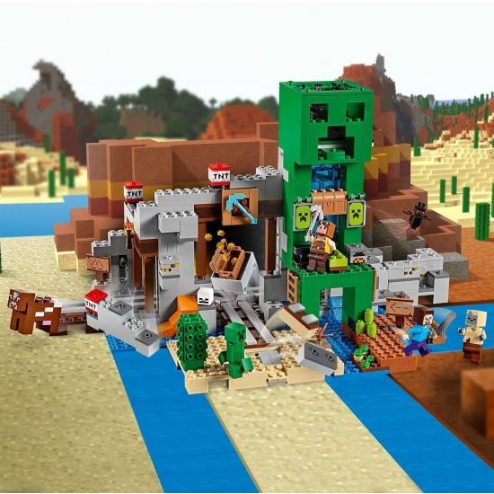 レゴ(LEGO) マインクラフト 巨大クリーパー像の鉱山 21155 : ワールド