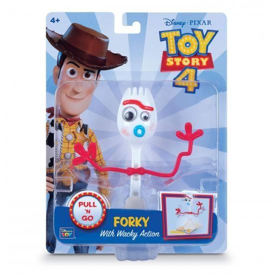 ディズニー ピクサー『トイ・ストーリー 4』 プル・アンド・ゴー フィギュア フォーキー / Disney PIXAR 2019 TOY STORY 4 PULL 'N GO FORKY 最新 映画 人形_2