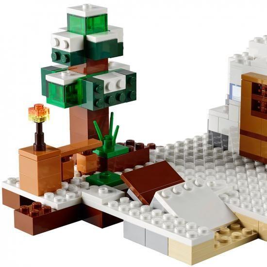 LEGO レゴ 21120 Minecraft マインクラフト the Snow Hideout Building Kit_3