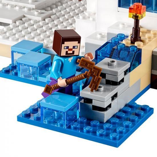 LEGO レゴ 21120 Minecraft マインクラフト the Snow Hideout Building Kit_4