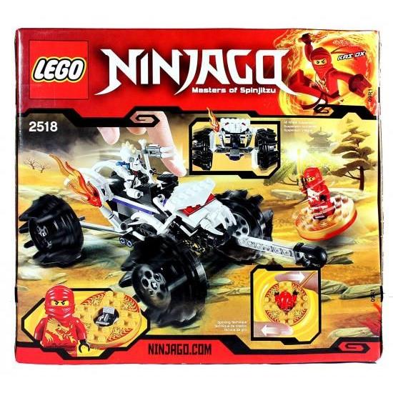 LEGO レゴ 2011 Ninjago Year Masters of Spinjitzu Animated Series Vehicle Set NUCKAL'S ATV with 4 W_1