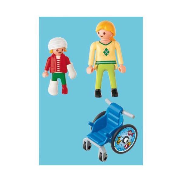 プレイモービル Playmobil シティライフ 車イスと女の子 4407_1