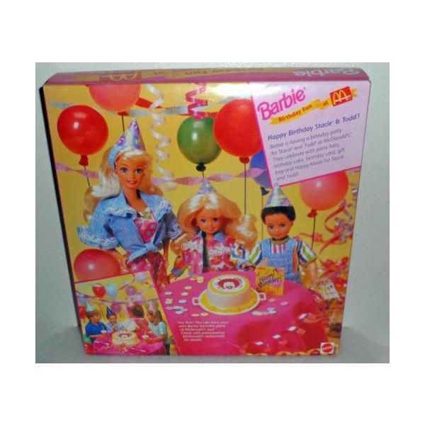 Barbie バービー Birthday Fun at McDonald's - A party for Stacie & Todd 1993 人形 ドール_2