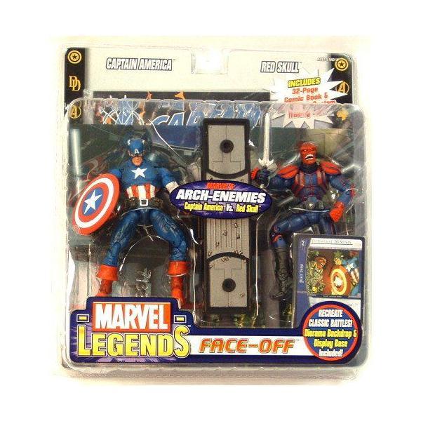 マーベル レジェンド Marvel Legends 6インチ [Face Off] キャプテン アメリカ vs. レッドスカル[赤]の画像