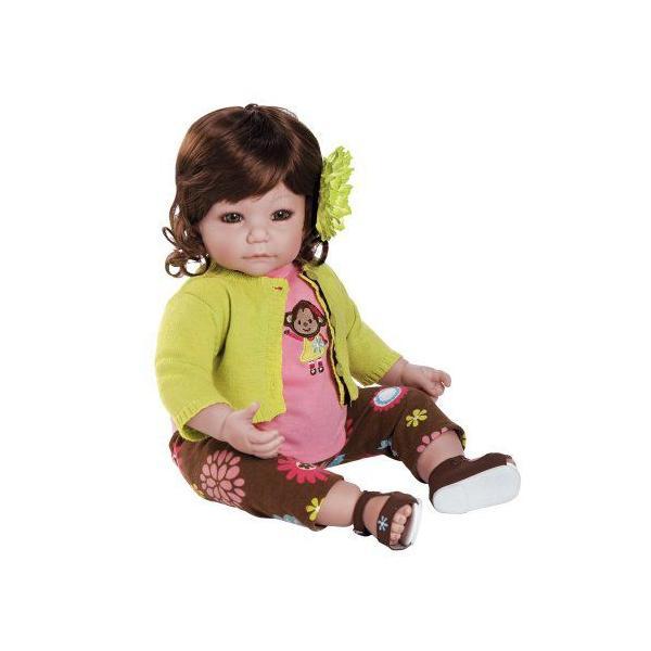 Adora アドラ Monkey n' Around Brown Hair with Green Eyes 20" Baby Doll_1