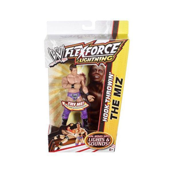 WWE プロレス Flexforce Lightning Hook Throwin The Miz フィギュア 人形 おもちゃ