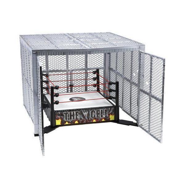 WWE プロレス THE CELL HELL IN A CELL PLAYSET - MATTEL TOY アクションフィギュア WRESTLING RING フの画像