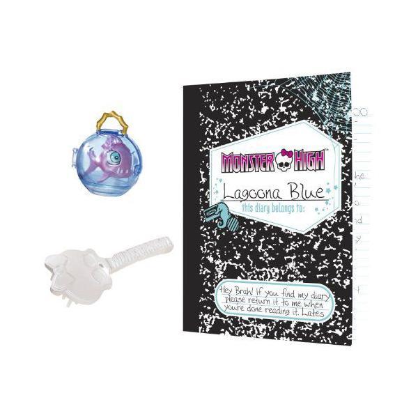 モンスターハイ Monster High Lagoona Blue Doll and Neptuna Pet Piranha　_2