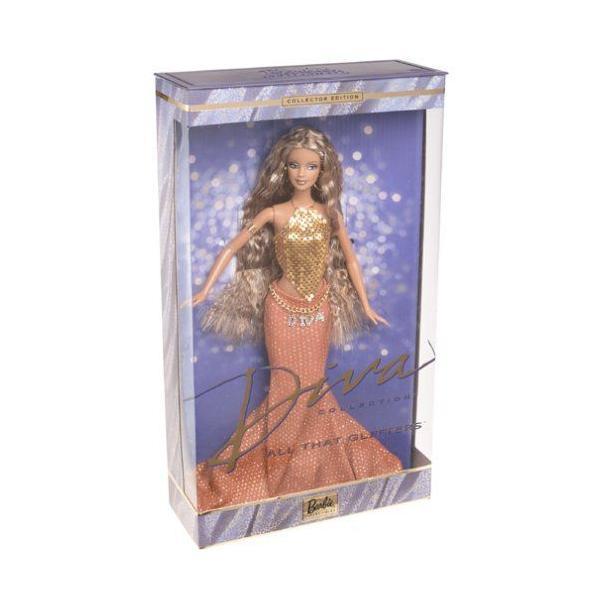 Barbie バービー Diva Collection All That Glitters Sublime Diva Collector Edition Doll 2002 人形の画像