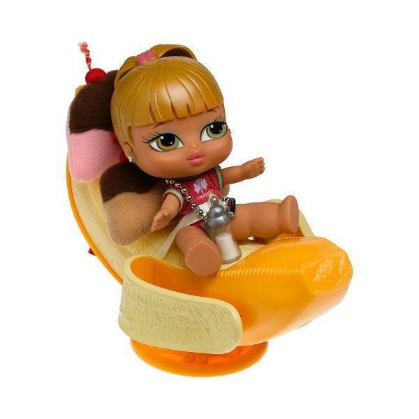 Bratz ブラッツ Babyz Sweet Seat Banana Split Lounge 人形 ドールの画像