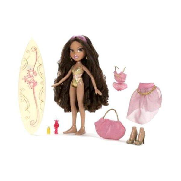 Bratz ブラッツ Spring Break Collection 10 Inch Doll Set - YASMIN with 2 Sizzling Swimsuit Outfits,の画像