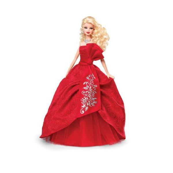 Toy / Game Barbie バービー Collector 2012 Holiday Doll With Necklace And Earrings - Red Lips Compl_1