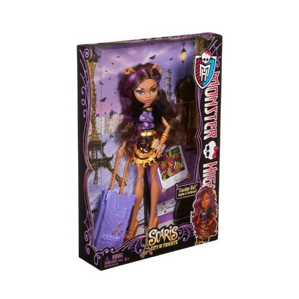 モンスターハイ トラベル スケアリス クラウディーン・ウルフ ドール Monster High Travel Scaris Clawd_3