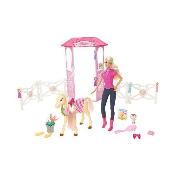 Barbie バービー Groom \u0026 Glam Doll \u0026 Stable ドール 人形 フィギュアの画像