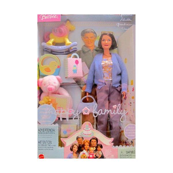 Barbie バービー HAPPY FAMILY GRANDMA DOLL w GRANDMOTHER DOLL, Cuddly BEAR CHAIR, Rocking HORSE \u0026の画像