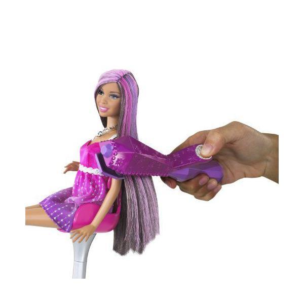 Barbie バービー Loves Glitter Blowdryer African-American Doll ドール 人形 フィギュアの画像