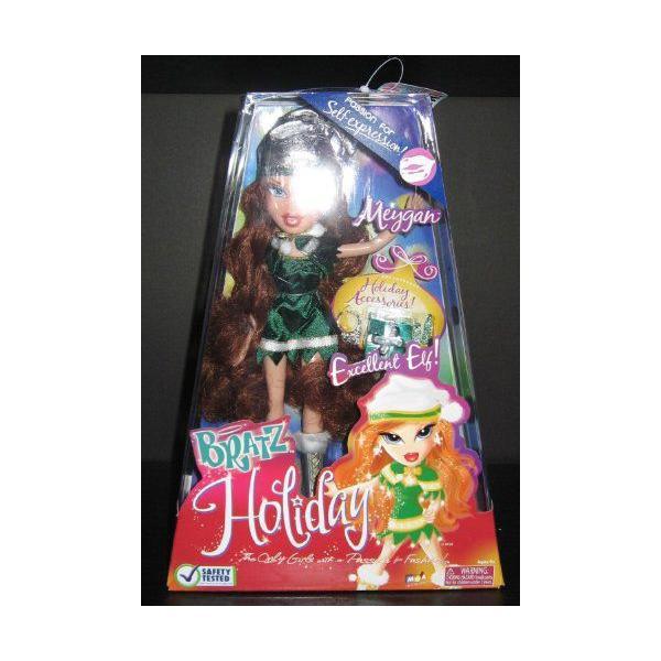 Bratz ブラッツ 2008 Holiday Doll Elf Meygan ドール 人形 フィギュアの画像