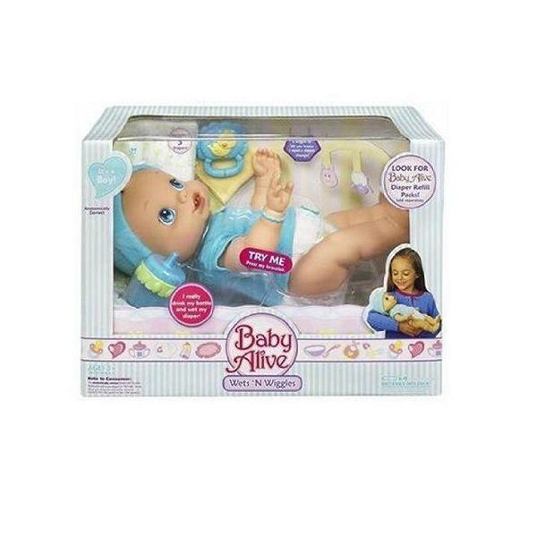 Hasbro ハスブロ Baby Alive ベビーアライブ Wets \u0026 Wiggles Boy Doll ドール 人形 フィギュアの画像