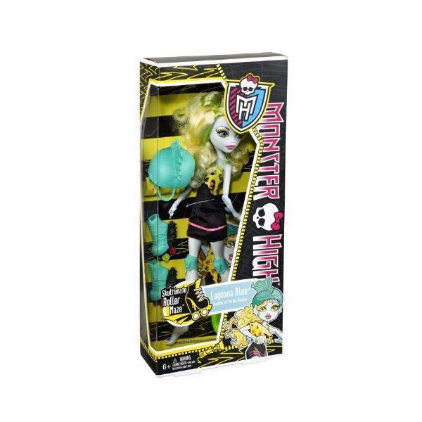Monster High モンスターハイ Roller Maze 3 Pack- Lagoona, Operetta, Ghoulia ドール 人形 フィギュの画像