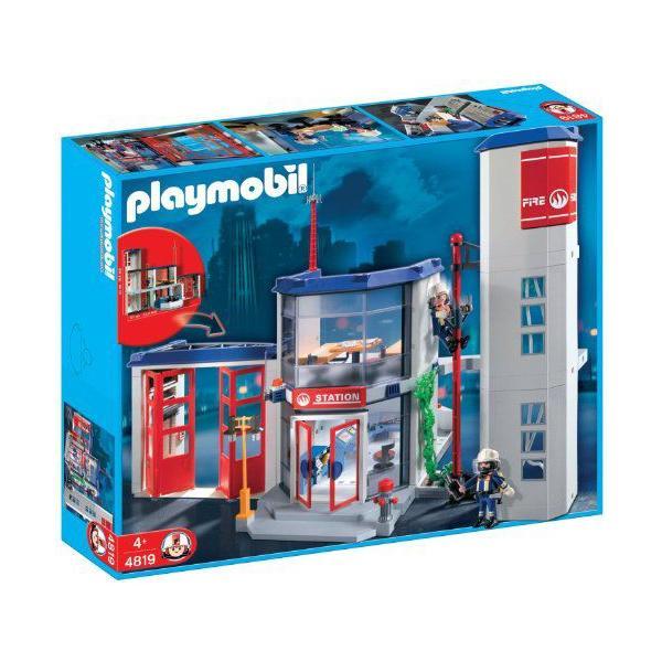 PLAYMOBIL プレイモービル Fire Station Construction Set_1