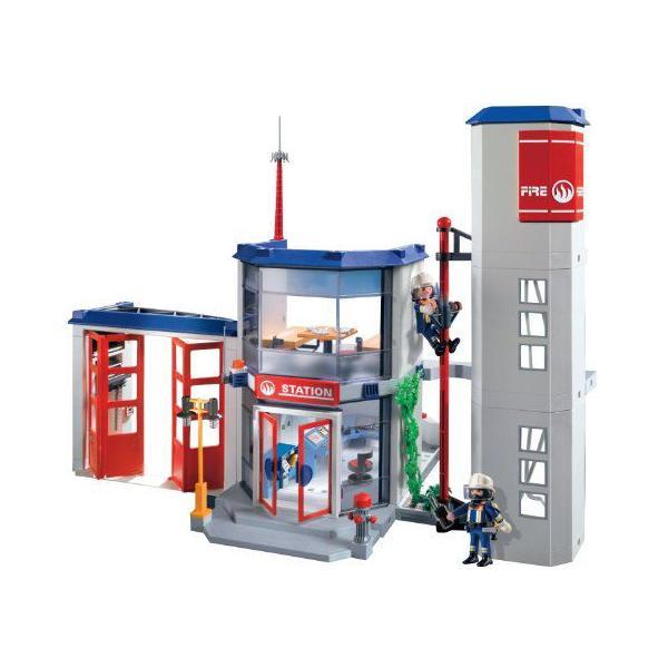 PLAYMOBIL プレイモービル Fire Station Construction Set_2