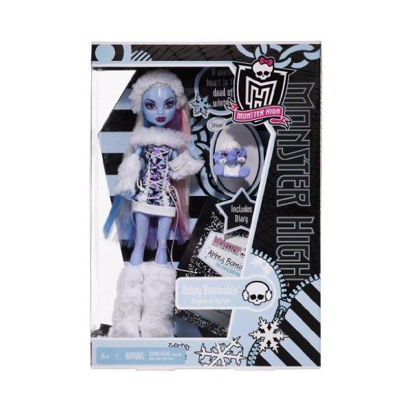 Toy / Game Gorgeous Monster High モンスターハイ Abbey Bominable Doll W/ Pet Wooly Mammoth Namedの画像