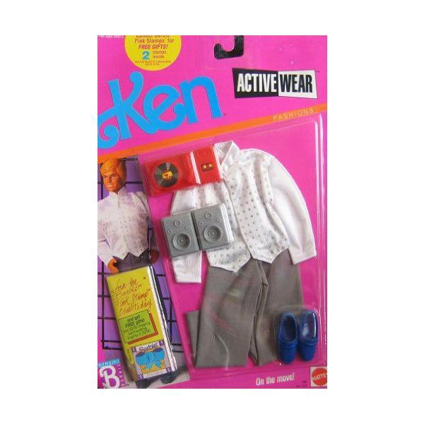Barbie バービー KEN Active Wear Fashions DANCE - On The Move! 1989 ドール 人形 フィギュアの画像