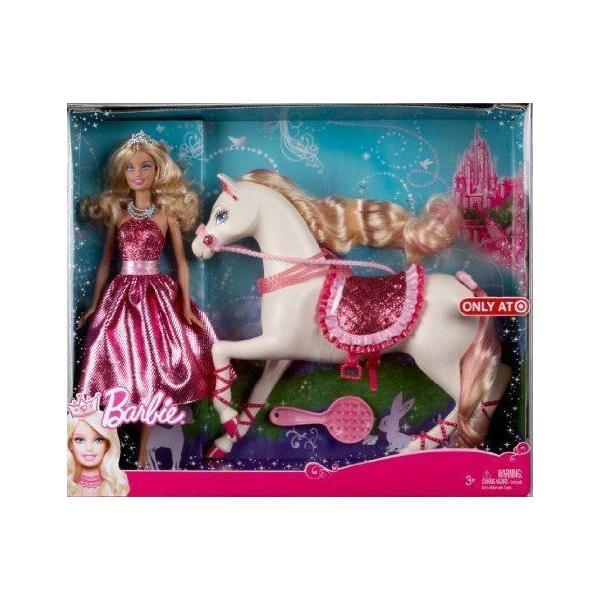 Barbie バービー Princess Doll and Fashion Horse ドール 人形 フィギュアの画像