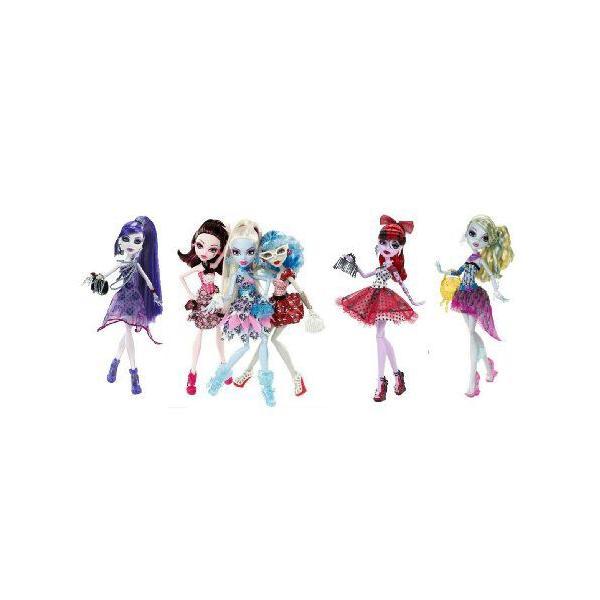 Monster High モンスターハイ Dot Dead Gorgeous Complete Set of 6 - Spectra Vondergeist,の画像