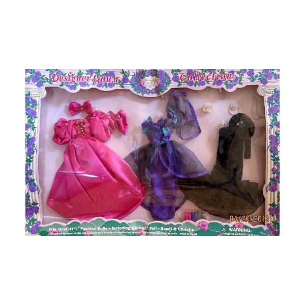 FORMAL Garden Party DESIGNER GOWN COLLECTION Fits Barbie バービー , Sandi, Christie \u0026 11.5\" Fashioの画像