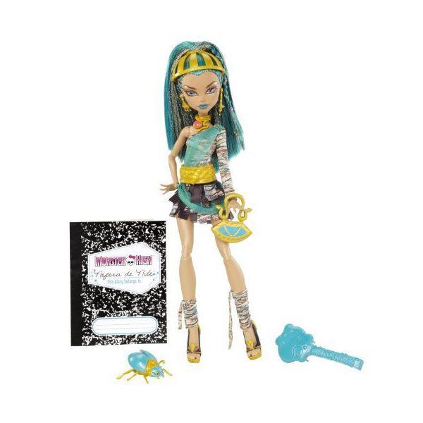 Mattel マテル社 Monster High モンスターハイ Nefera de Nile Doll ドール 人形 フィギュアの画像
