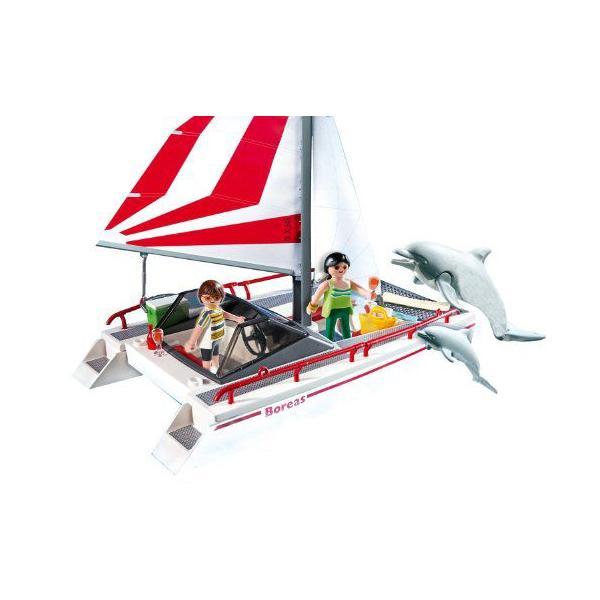 PLAYMOBIL プレイモービル Catamaran with Dolphinsの画像