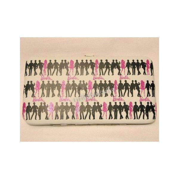 Barbie バービー Hard Case Hinged Clutch Wallet ドール 人形 フィギュアの画像