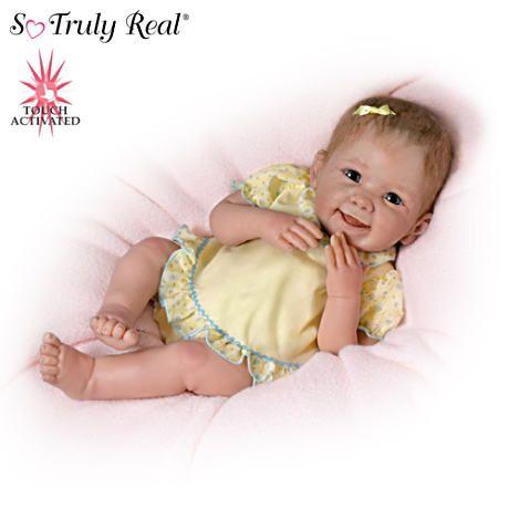 【アシュトンドレイク】★Tummy Tickles★ Touch-Activated Baby Doll By Lin/赤ちゃん人形/ベビードール