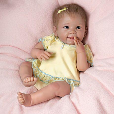 【アシュトンドレイク】★Tummy Tickles★ Touch-Activated Baby Doll By Lin/赤ちゃん人形/ベビードール_1