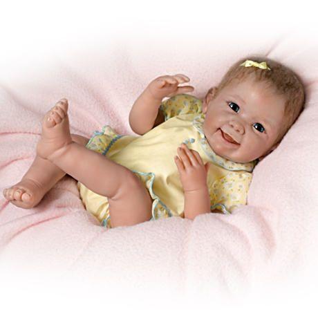 【アシュトンドレイク】★Tummy Tickles★ Touch-Activated Baby Doll By Lin/赤ちゃん人形/ベビードール_2