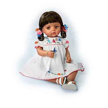 【アシュトンドレイク】Hispanic Baby Sofia Doll With Authentic Dress/赤ちゃん人形/ベビードール 抱き人形