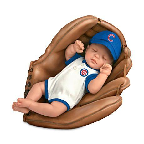 【アシュトンドレイク】MLB-Licensed Chicago Cubs Fan Baby Doll By Cheryl /赤ちゃん人形/ベビードール
