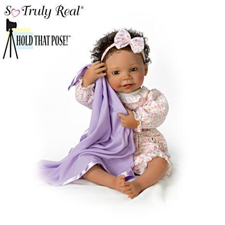 アシュトンドレイク】Pretty Little Peek-A-Boo Poseable Baby Doll By