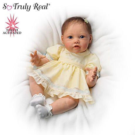 【アシュトンドレイク】Touch-Activated Baby Doll By Artist Jannie DeLange/赤ちゃん人形/ベビードール